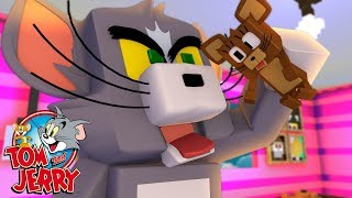 Minecraft GATO VS RATO  12  TOM E JERRY [upl. by Jaunita]