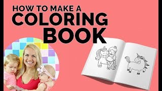 Step by Step Make a coloring book for your kids for free 👧 [upl. by Benco923]