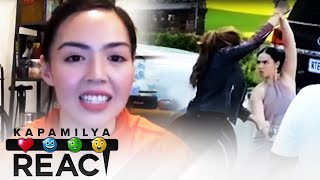 Marella Torre reacts to her trending scenes on “FPJs Ang Probinsyano”  Kapamilya React [upl. by Yellas]