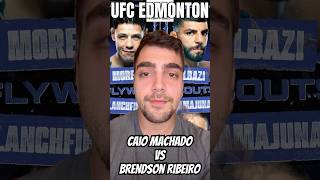 UFC Edmonton  Caio Machado vs Brendson Ribeiro [upl. by Evatsug]