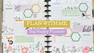 PLAN WITH ME  BIG HAPPY PLANNER  Apr 172024 [upl. by Ferrick669]