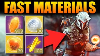 Solo Masterwork Materials Farm  Fast Upgrades in Destiny 2 [upl. by Novej]