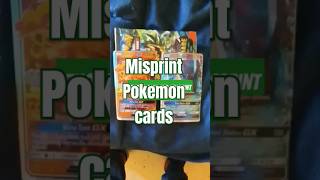 Two misprint and miscut Pokemon cards short [upl. by Kara172]