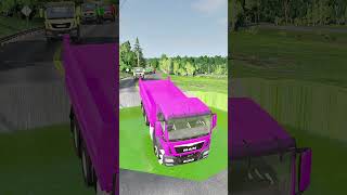 dumpertruck truck pothole simulation shorts [upl. by Aynek]