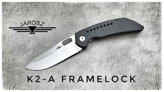 Jarosz Knives K2A Framelock [upl. by Rocco]