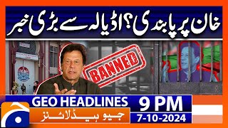 Geo News 9 PM Headlines  7th Oct 24 [upl. by Atenek]