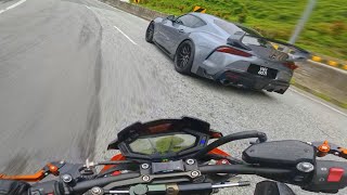 Sunday Ride DOWNHILL Genting Gombak Z800 follow Civic Supra Cayman Karak Highway  SC Project [upl. by Filide]