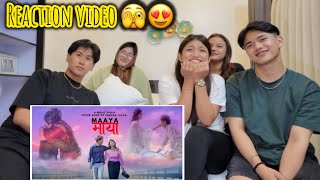 REACTING TO OUR 1ST COVER MUSIC VIDEO  Maaya   it’s me Muskan [upl. by Androw]