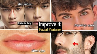 4 Facial Features That Make You More Attractive How To Develop Facial Features [upl. by Einnov291]