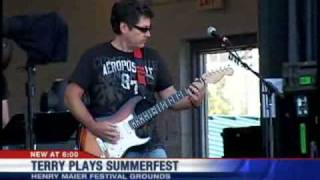 12 News Terry Sater Jams At Summerfest [upl. by Esinned]