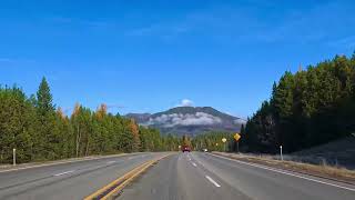 Kalispell to Glacier NPS autumn drive part 1 10232024 🍂🎃💯🤙🏾 glaciernps roadtrip tbt fbf [upl. by Rhody811]