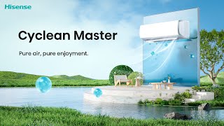 Hisense X CyClean Master  Pure air Pure enjoyment [upl. by Euqinomod]