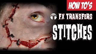 Tinsley Transfers 3D FX Transfers STITCHES Application [upl. by Laresa]