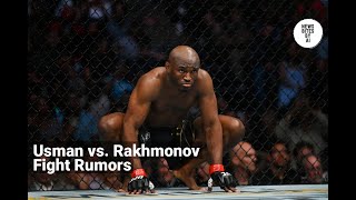 Kamaru Usman Addresses Fight Rumors with Shavkat Rakhmonov [upl. by Lydell988]