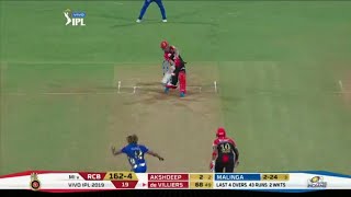 Rcb Vs Mi Full Match Highlights Vivo IPL 2019 [upl. by Mariya]