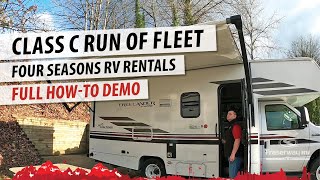 Four Seasons RV Rentals by Fraserway Class C Run of Fleet ROF Demo [upl. by Mahgirb986]