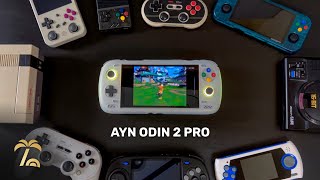 AYN Odin 2 Pro w Official Cases and Screen Protector  Retro and PS2 Emulation [upl. by Ylekalb88]