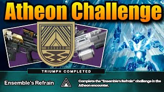 Atheon Challenge  Ensembles Refrain Challenge  Vault of Glass Raid [upl. by Zuliram]