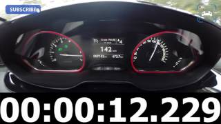 Peugeot Sport 208 GTi 0204 kmh 208 HP Acceleration Test Sound [upl. by Cooe400]