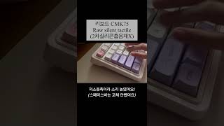 저소음Raw 택타일  raw silent tactile switch keyboard 키보드 키보드asmr silentswitch keyboardswitches [upl. by Awad637]