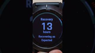 How To Access Your Recovery Hours On A Garmin Watch [upl. by Akemad]