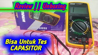 Review Avometer Digital  DIGITAL MULTIMETER WINNER DT9205A [upl. by Aneelak]