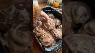 Cinnamon rolls 😍 recipe baking cinnamoroll [upl. by Dorothy347]