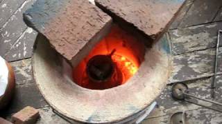 My home made furnace diy aluminium foundry pt2 [upl. by Countess]