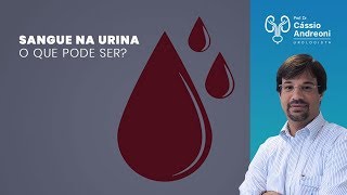 Sangue na urina o que pode ser  Dr Cassio Andreoni CRM 78546 [upl. by Weywadt]