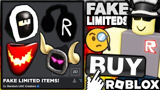 Too many fake UGC Limiteds HOW TO FIND amp BUY THEM ROBLOX [upl. by Gnouhp]