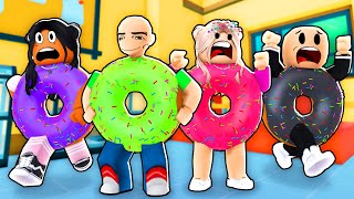 ESCAPING THE EVIL DONUTS PART 2  Roblox Funny [upl. by Nerwal]