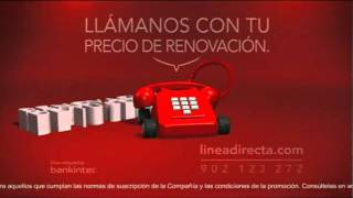 Anuncio Linea Directa de Bankinter [upl. by Raddie]