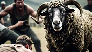 Sheep attack human funny fight of sheep which Will entertain you sheep funny [upl. by Edrock]