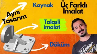 Aynı Tasarıma Üç Farklı İmalat Yöntemi Dökümden  Talaşlı İmalata  Canlı Tasarım Bölüm  10 [upl. by Burhans92]