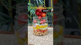 Salad jar dietician easyrecipes salads nutritionist healthydiet healthysalad saladrecipe [upl. by Atiekahs]