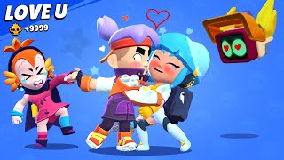 Willow Surprise Kiss 👄 Brawl Stars FUNNY POSE [upl. by Igenia]