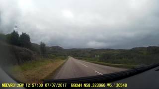 North Coast 500 Scotland Dashcam Scourie More A894 [upl. by Aigneis]