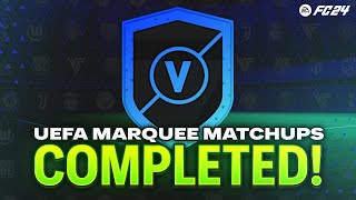 UEFA Marquee Matchups SBC Completed  20112711  Tips amp Cheap Method  EAFC 24 [upl. by Isidor]