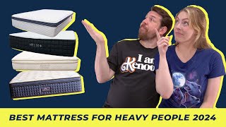 Best Mattress For Heavy People  Our Top Picks For The Support You Need [upl. by Eirased]