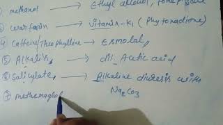 Part 3   ANTIDOTES OF DRUGS  by WEALTH PHARMACY  A FAMILY OF STUDY [upl. by Mientao]