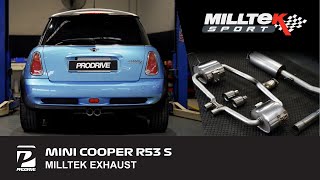 Milltek Exhaust x MINI R53S [upl. by Roye]