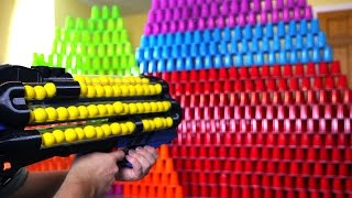 Nerf Blaster Vs 10000 Cups [upl. by Idelle]