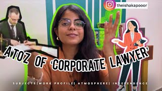 TRUTH of CORPORATE LAWYERS Real work and job See this if you want to become a corporate lawyer👩🏻‍🎓 [upl. by Levona]