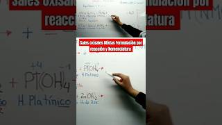 Sales Oxisales Mixtas ¿Cómo formularreacción de formación química salesoxisales [upl. by Sivaj]