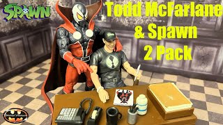 McFarlane Spawn Todd McFarlane amp Original Spawn 2 Pack Action Figure Review amp Comparison [upl. by Bergwall]