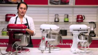 KitchenAid Bowl Lift Stand Mixers 5KSM7590 5KSM7990 amp 5KPM50 [upl. by Eenad111]