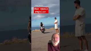 Motorsiklet ile bir erkeğe nasıl kur yapılır funny motorcycle shorts [upl. by Oca]