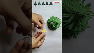 How to make Christmas Tree  DIY Christmas Tree🌲 shorts christmascrafts papercraft christmas [upl. by Akinirt]