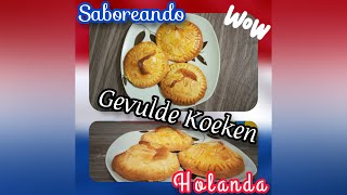 Gevulde Koeken quotgalletas rellenasquot saboreando Holanda [upl. by Nosrak]