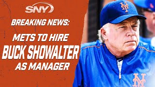 New York Mets announce hiring of Buck Showalter as manager MLB Insider Andy Martino reacts  SNY [upl. by Close]